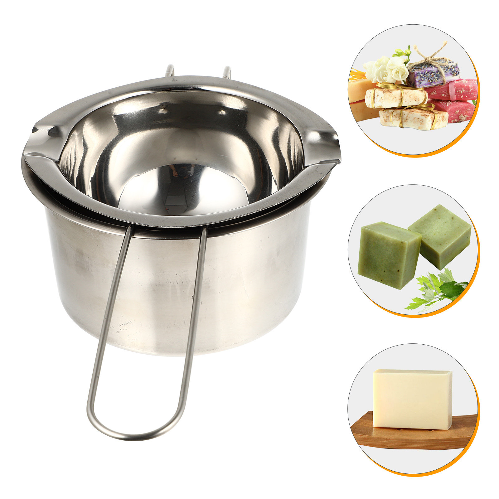 Soap Making Pot - 1Set Premium Wax Melting Container Stainless