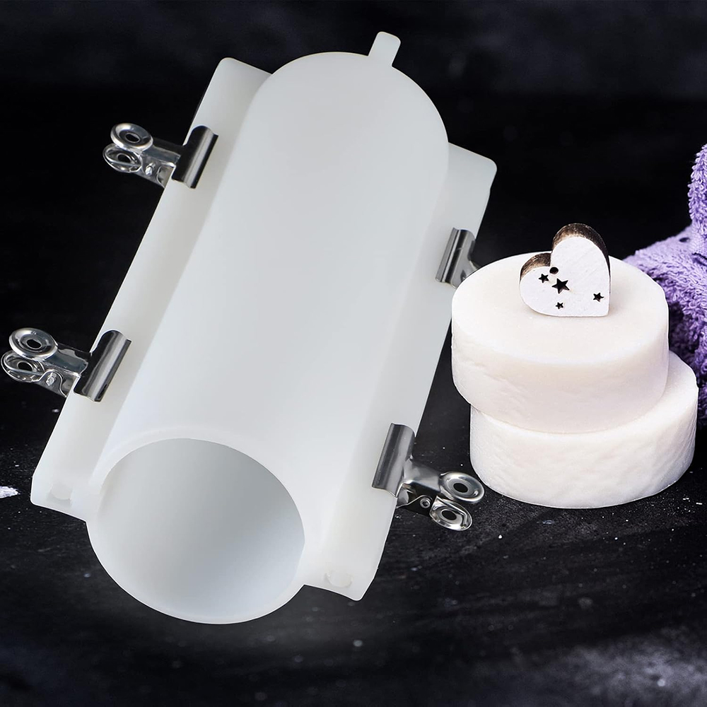 Soap Making Book - Big Cylinder Tube Soap Mold with