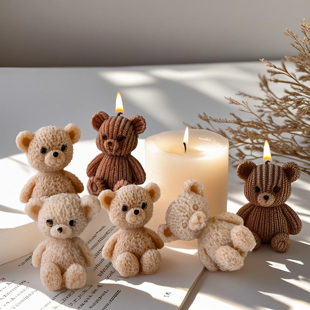 Soap Making In Home - Mini Bear Soap Mold Easy To