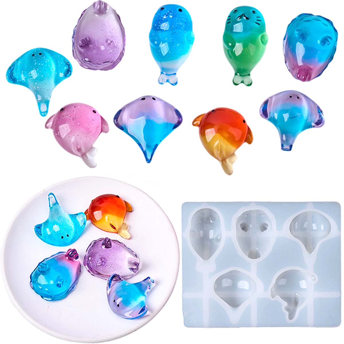 Soap Making Name - 3D Healing Kawaii Manta Ray Whale