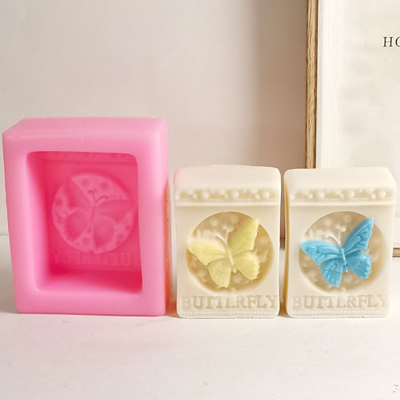 Soap Making In Home - DIY Butterfly Handmade Soap Silicone Mold