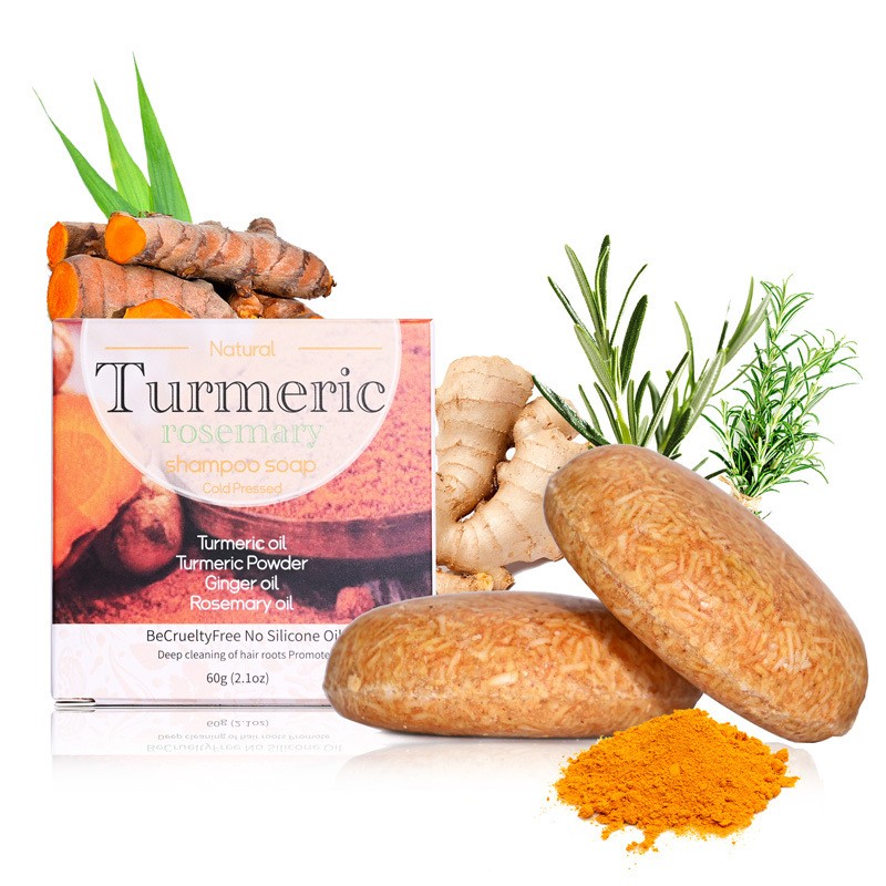 Soap Making Supplies Wholesale - 60g Organic Turmeric Shampoo Soap Handmade