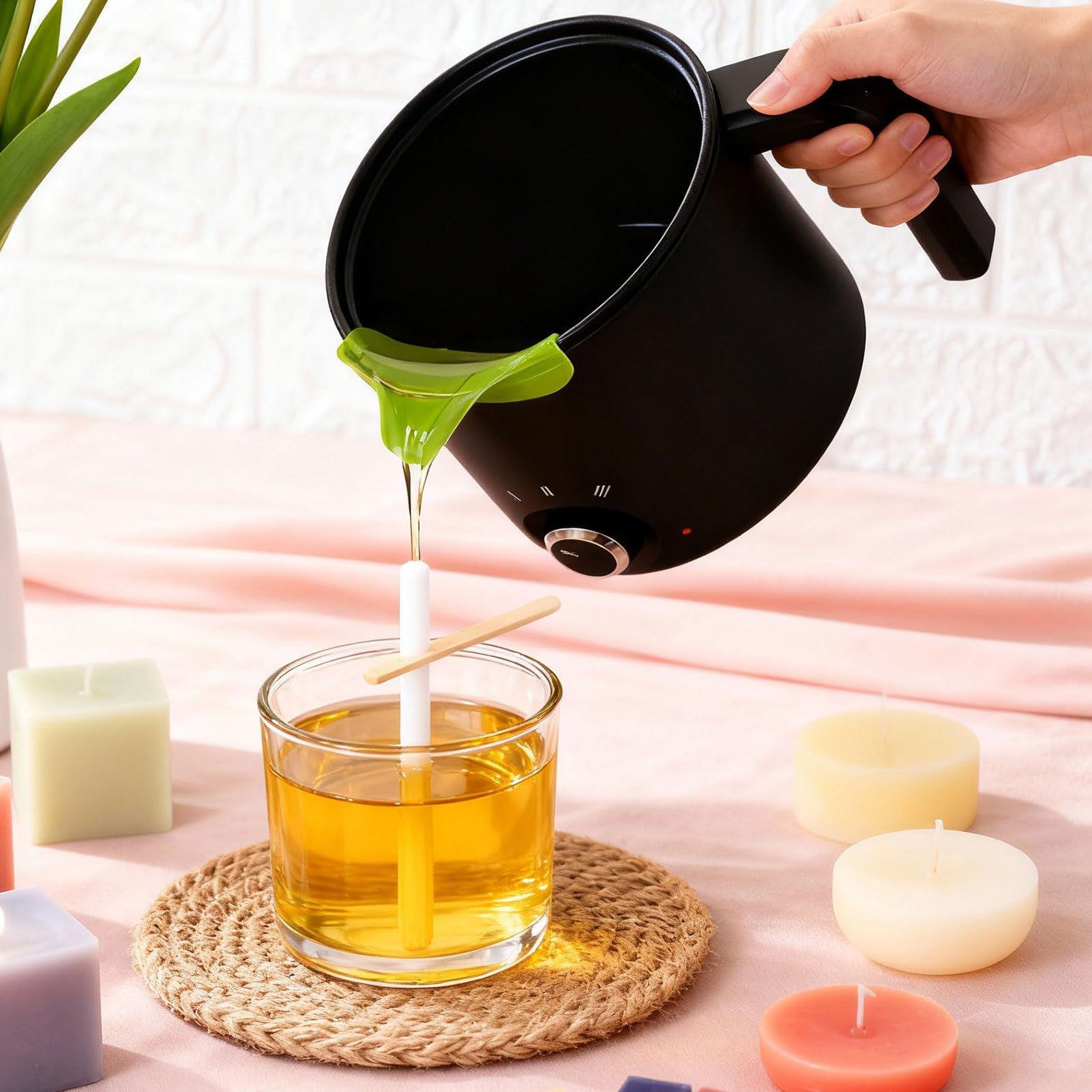 Soap Making Pot - Candle Wax Melter 1.5L Electric Heat-Resistant