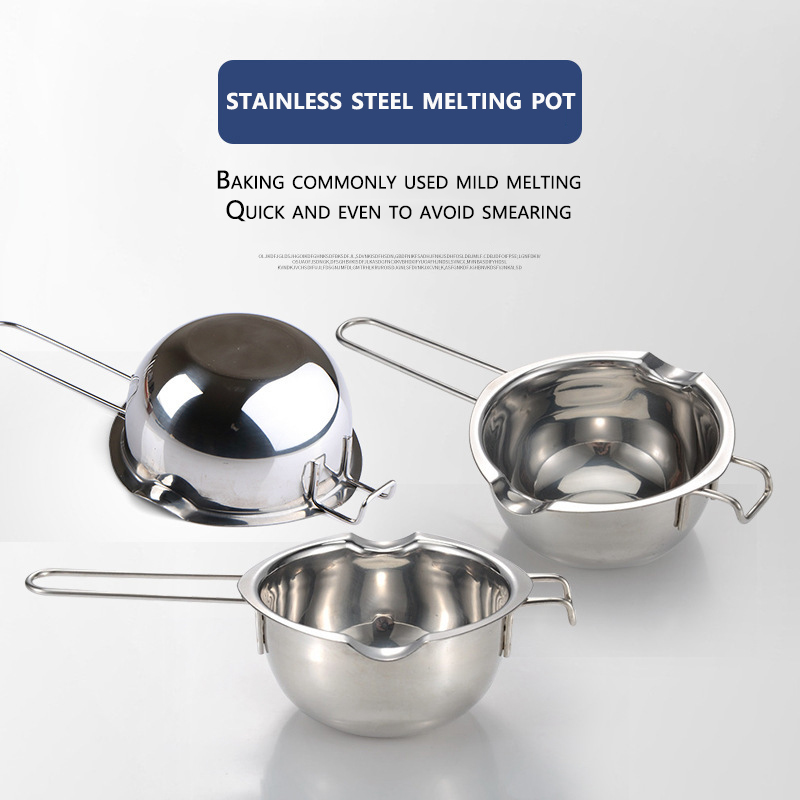 Soap Making Pot - Stainless Steel Wax Melting Pot Long