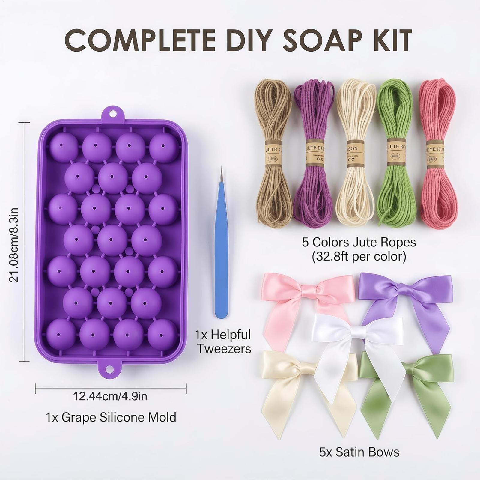 DIY Soap Making Kit Grape Soap - Soap Making In Home review and price