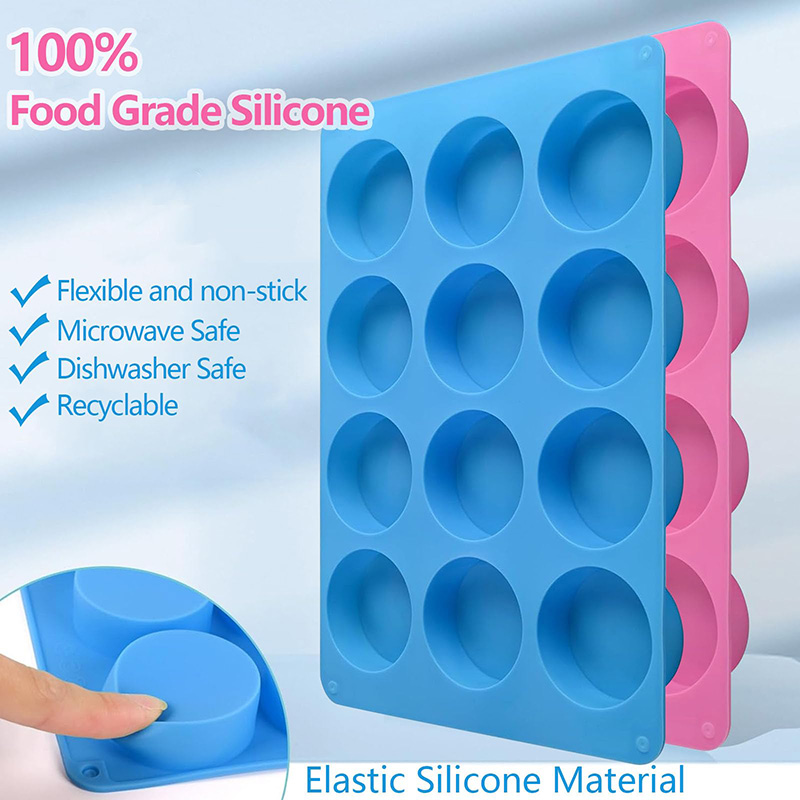 Round Silicone Molds 12-Cavity - Soap Making Gloves review and price