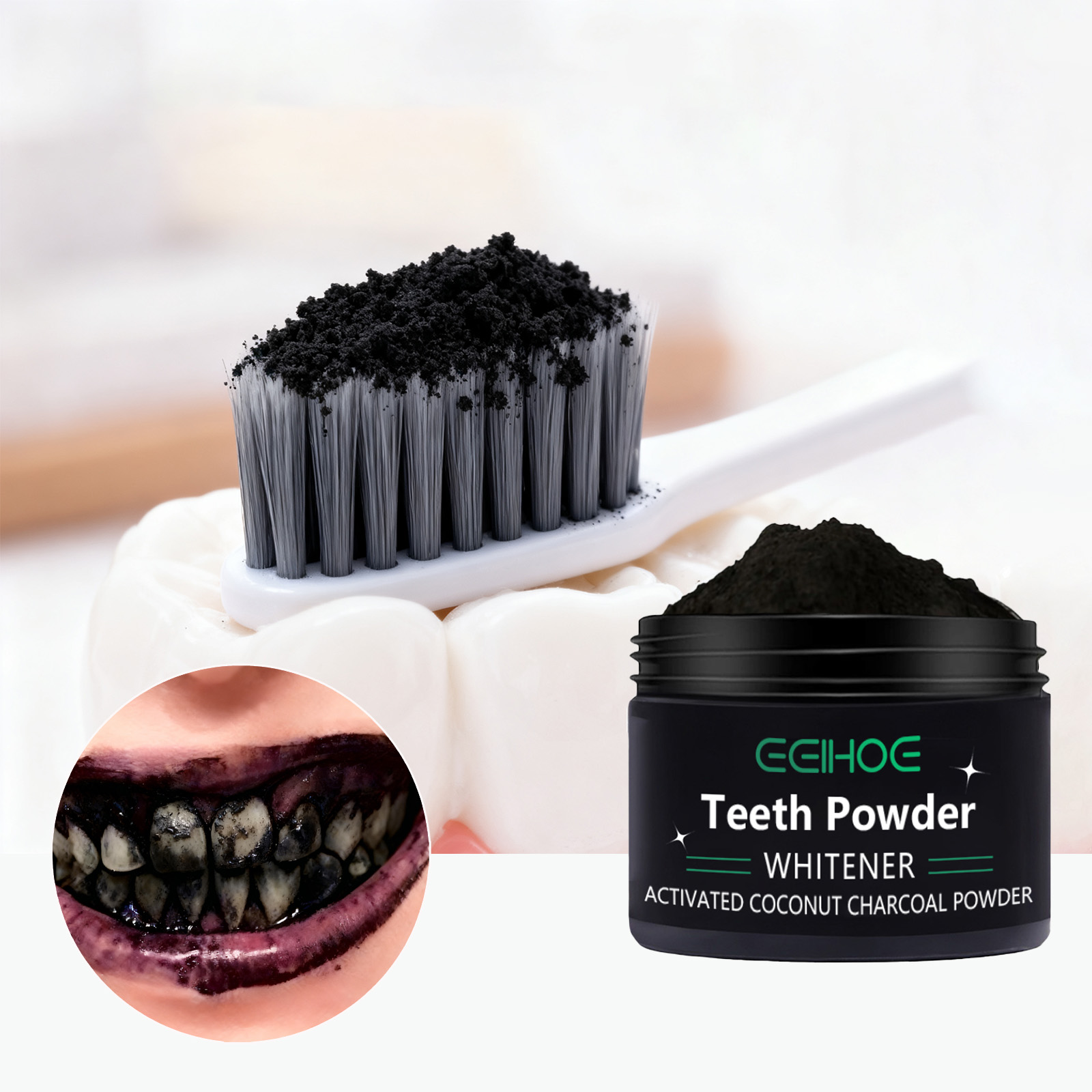 Teeth Whitening Powder Natural - Activated Charcoal Powder review and price