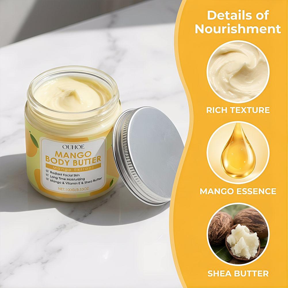 Mango Body Butter Soothes Dry  - Shea Butter Raw review and price