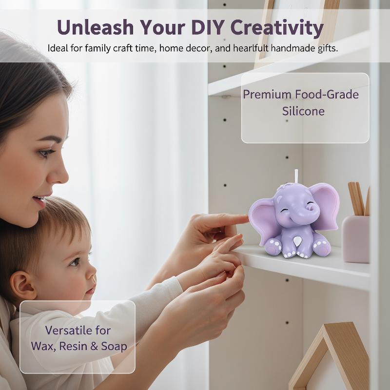 Cute 3D Elephant Silicone Cand - Soap Making Gloves review and price