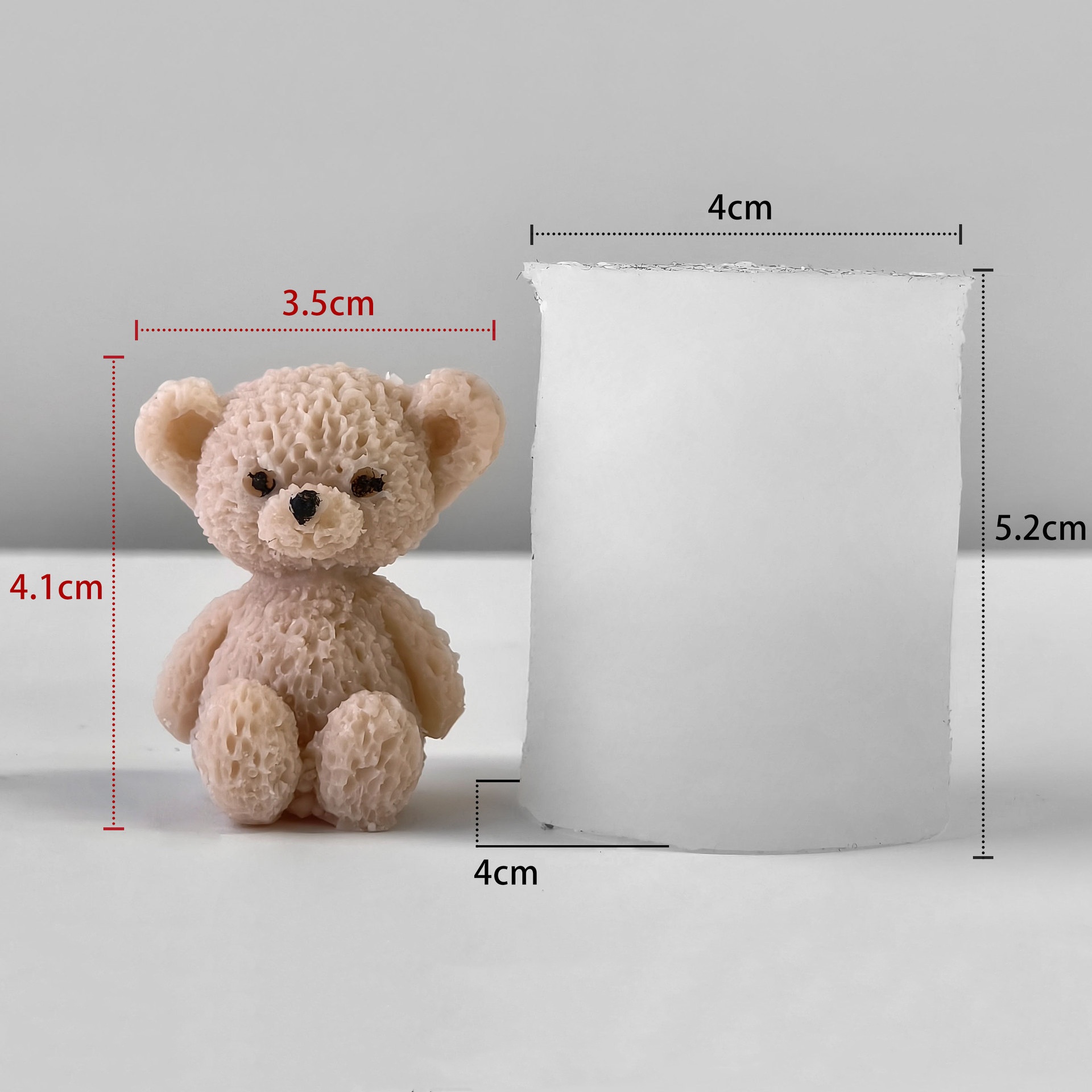Mini Bear Soap Mold Easy To Cl - Soap Making In Home review and price