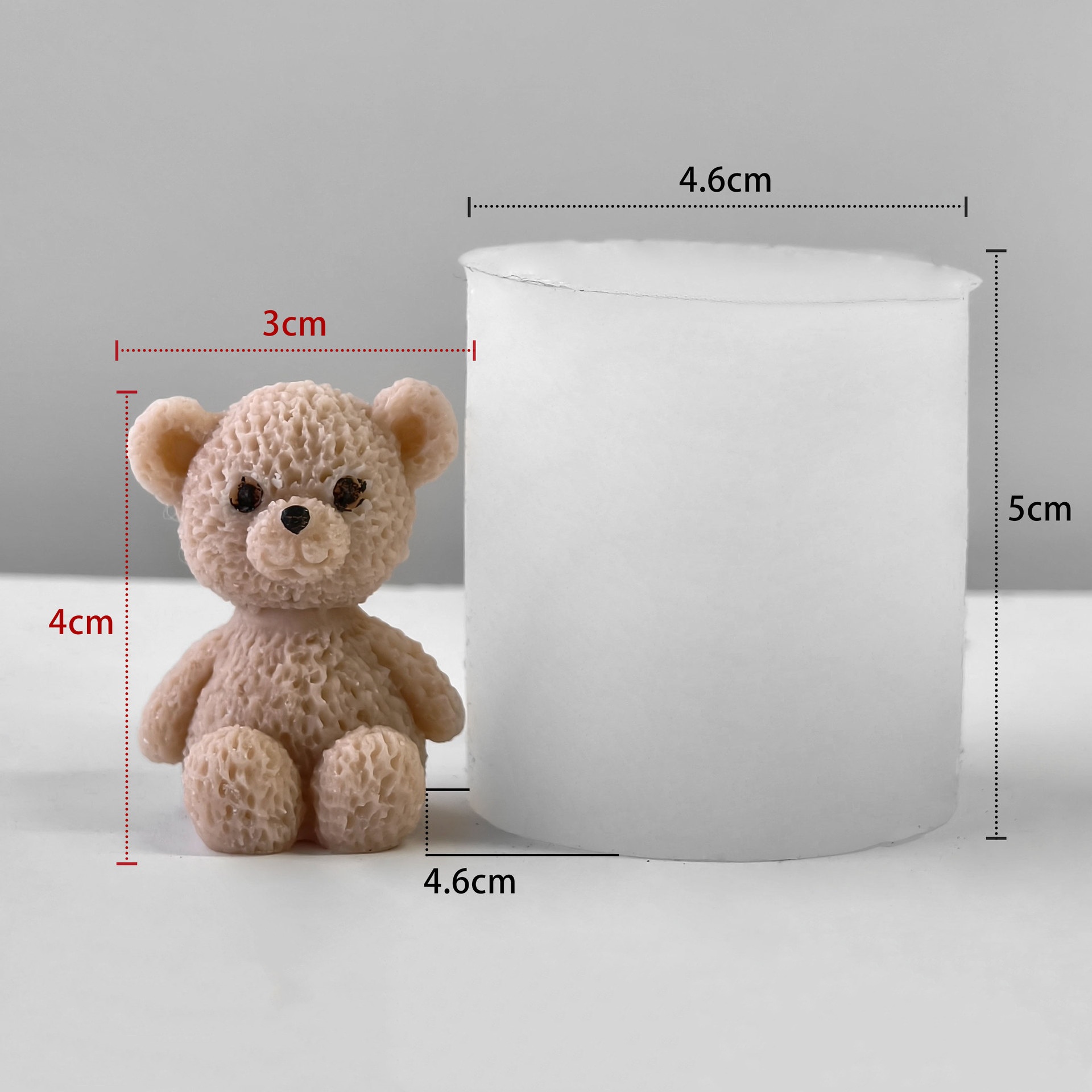 Mini Bear Soap Mold Easy To Cl - Soap Making In Home review and price