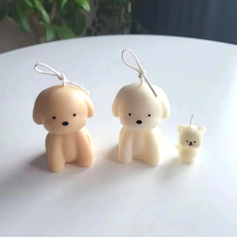 3D Puppy Scented Candle Silico - Soap Making In Home review and price