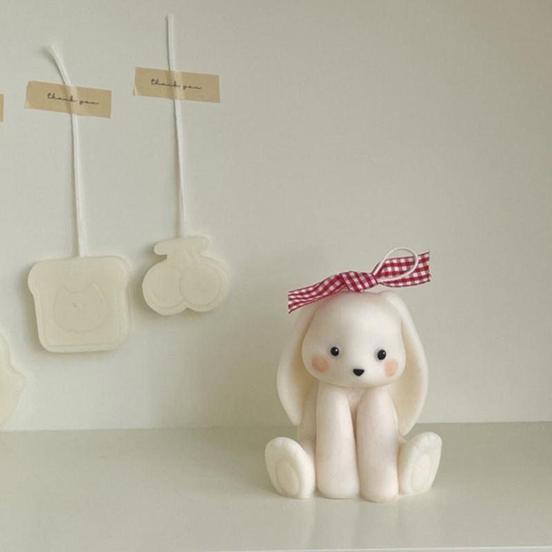 Sitting Rabbit Silicone Candle - Soap Making In Home review and price