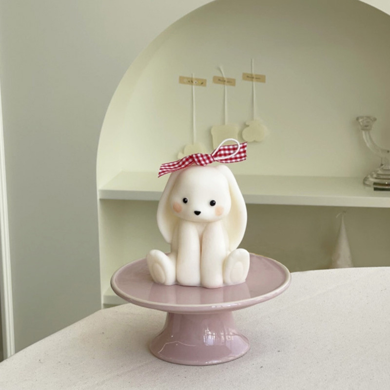 Sitting Rabbit Silicone Candle - Soap Making In Home review and price