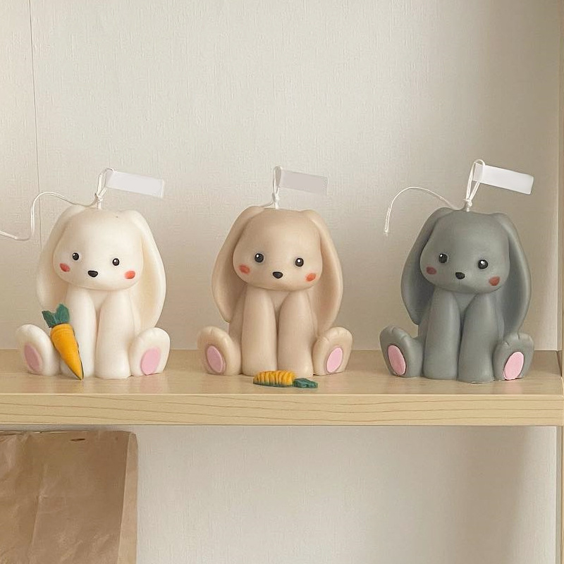 Sitting Rabbit Silicone Candle - Soap Making In Home review and price
