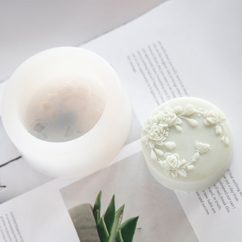 Round Shape Rose Flower Handma - Soap Making Book review and price