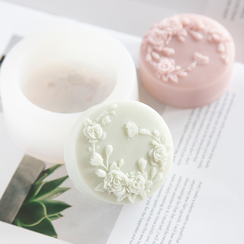Round Shape Rose Flower Handma - Soap Making Book review and price