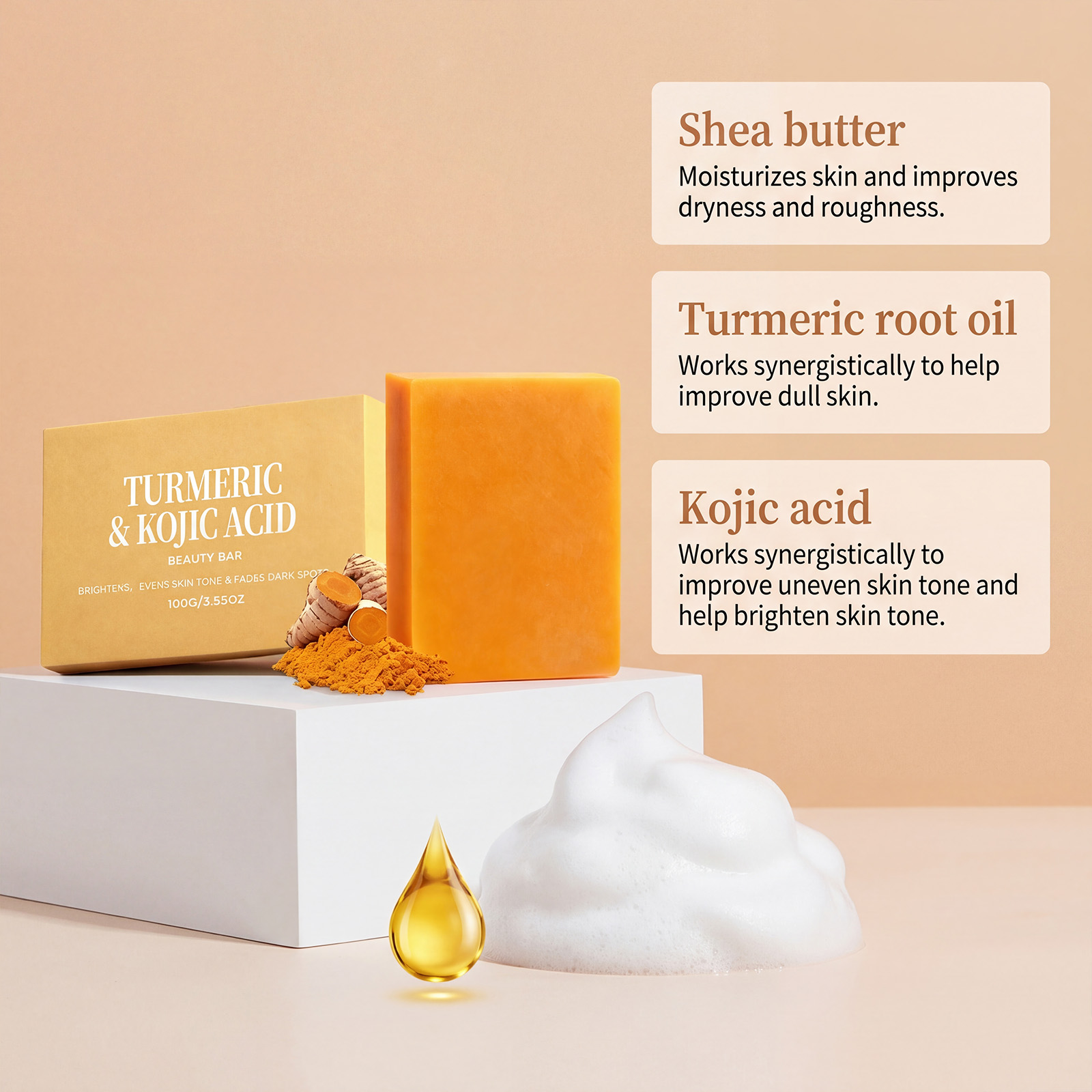 Turmeric Kojic Soap Exfoliatin - Soap Making Olive Oil review and price