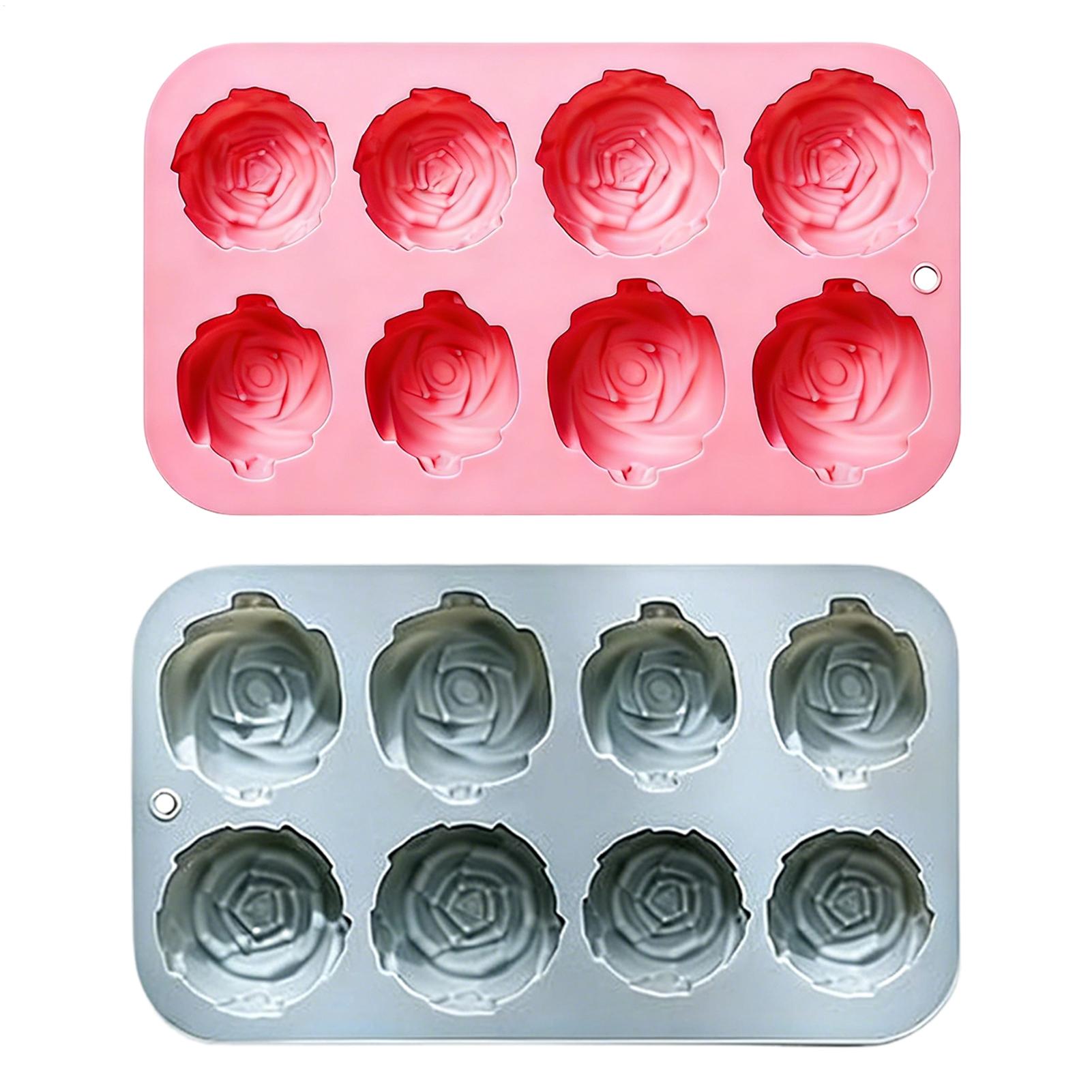 8 Holes Rose Flower Silicone M - Soap Making In Home review and price