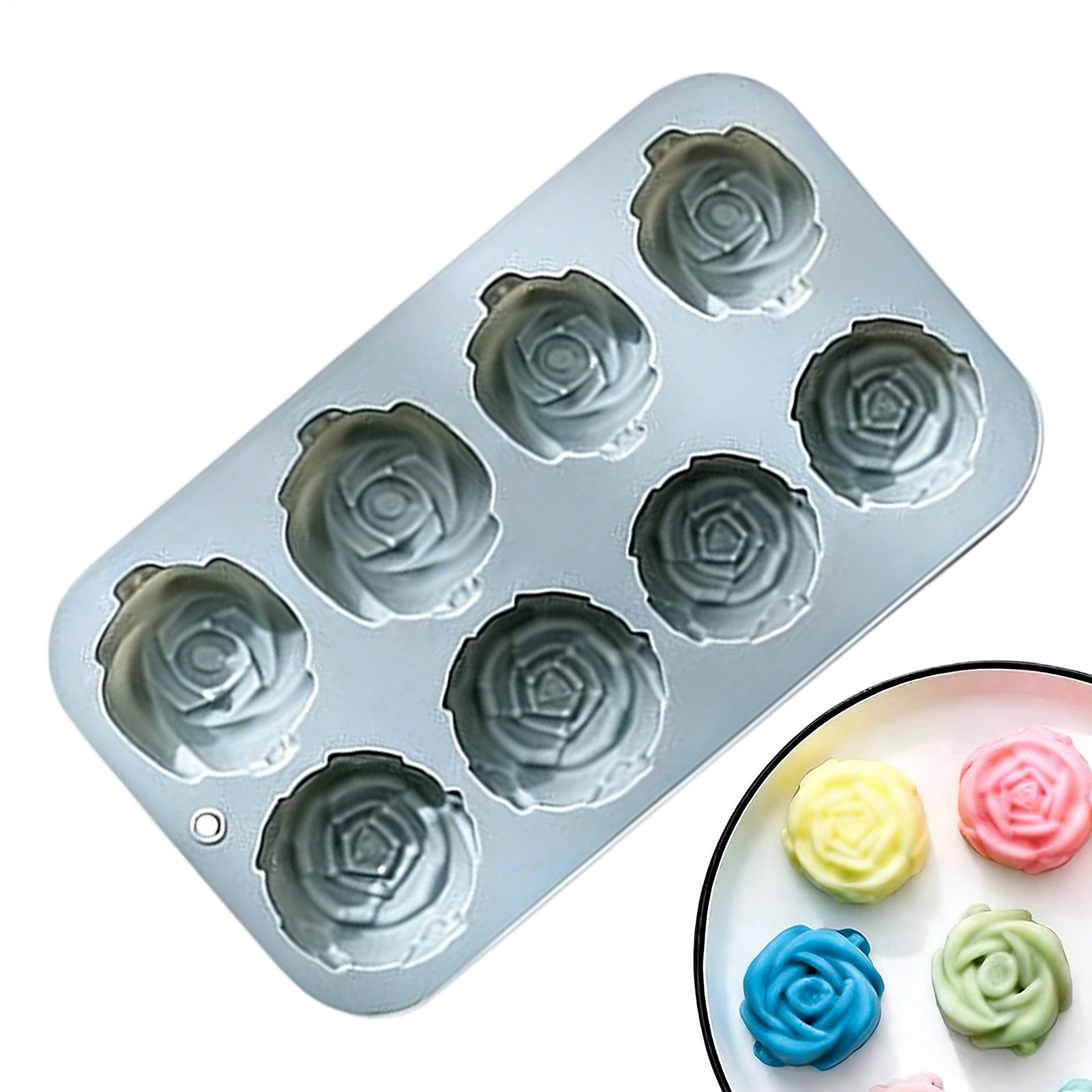 8 Holes Rose Flower Silicone M - Soap Making In Home review and price