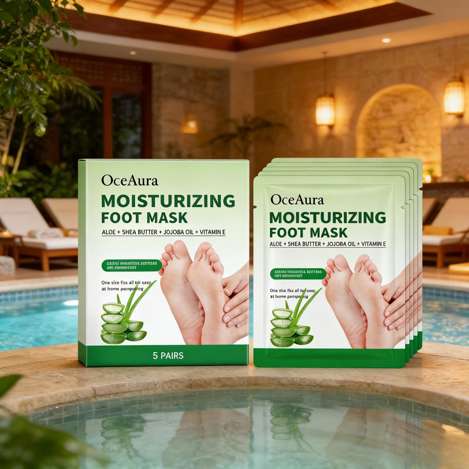 OceAura Moisturizing Foot Mask - Shea Butter Raw review and price