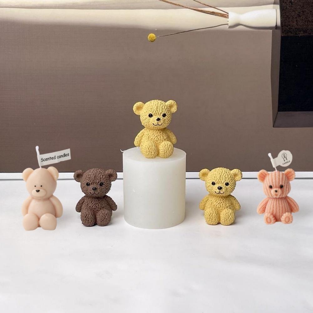 3D Cute Bear Candle Making Mou - Soap Making In Home review and price