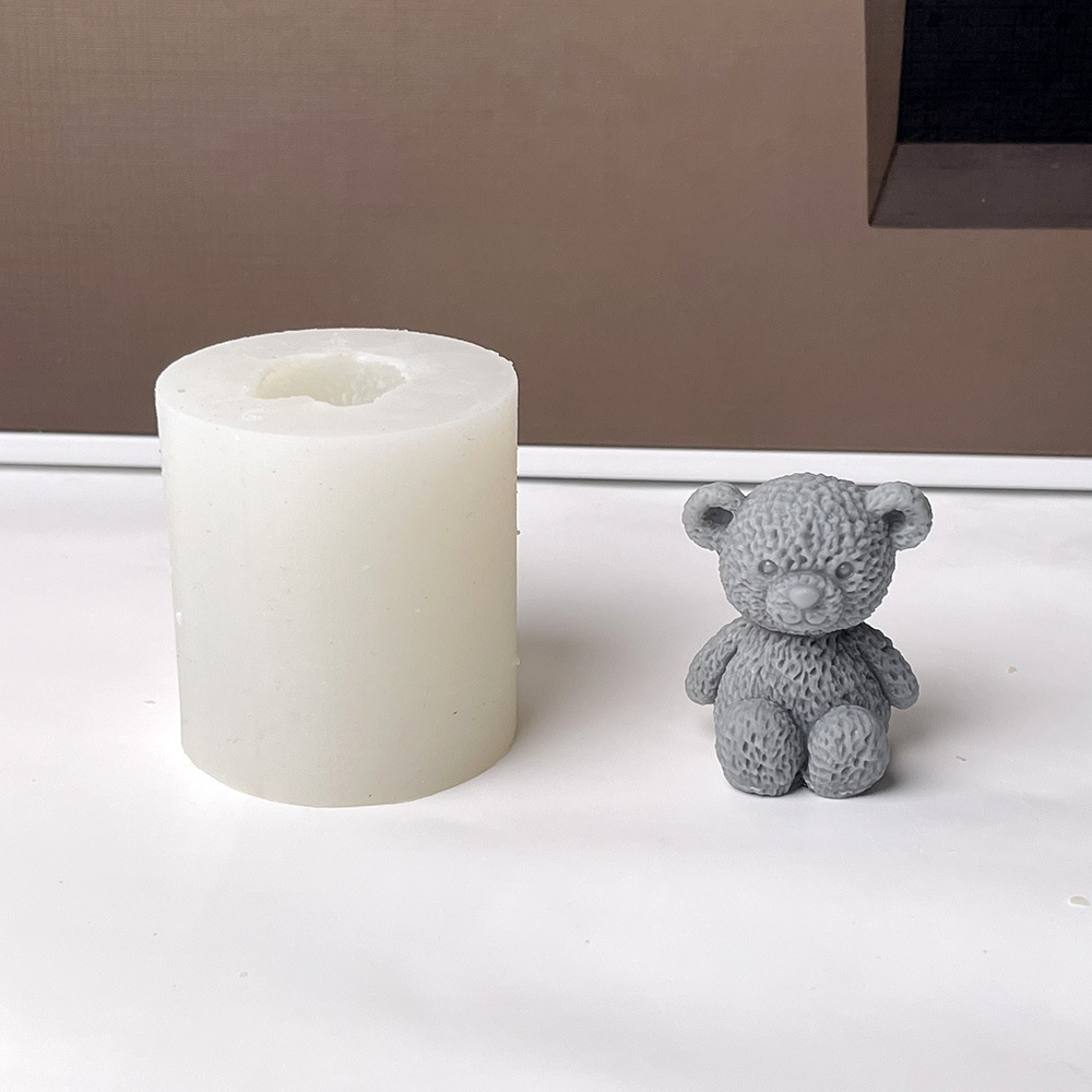 3D Cute Bear Candle Making Mou - Soap Making In Home review and price