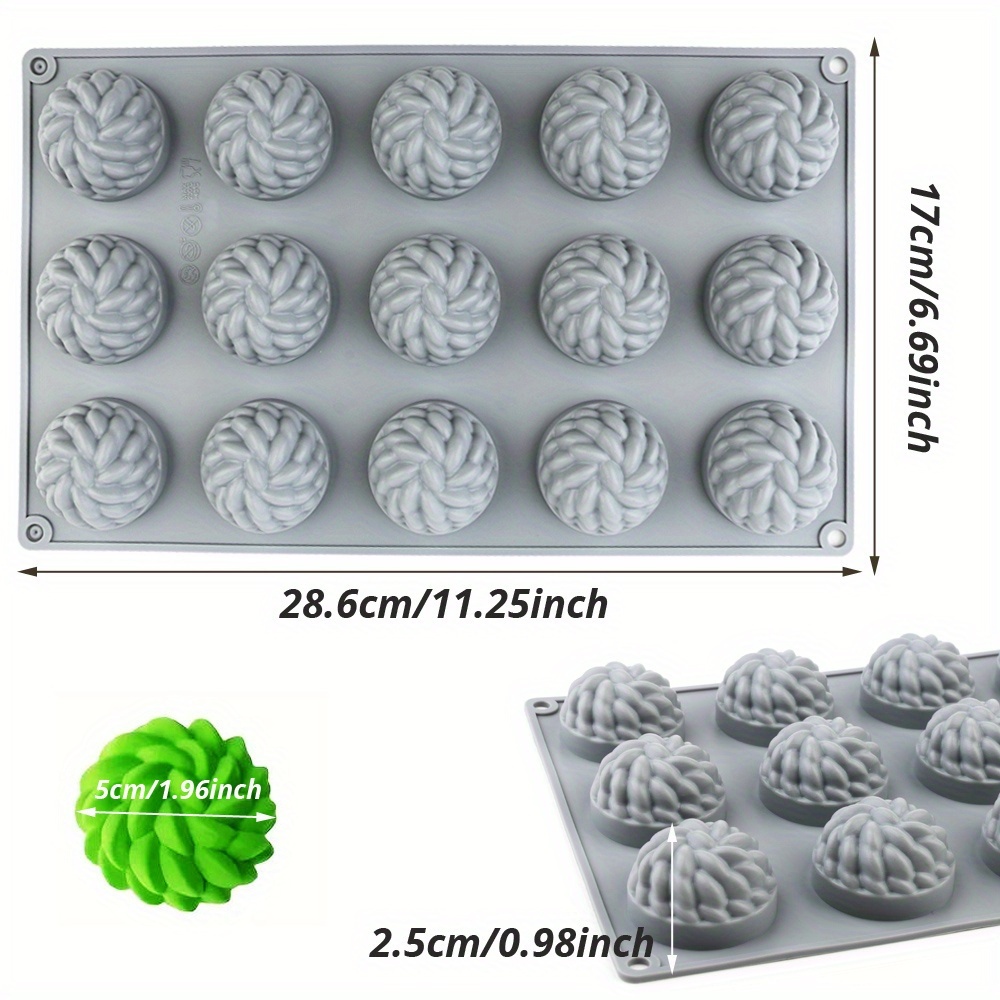 1Pc Cake Mold Santa Ana Floral - Soap Making Raw Material review and price