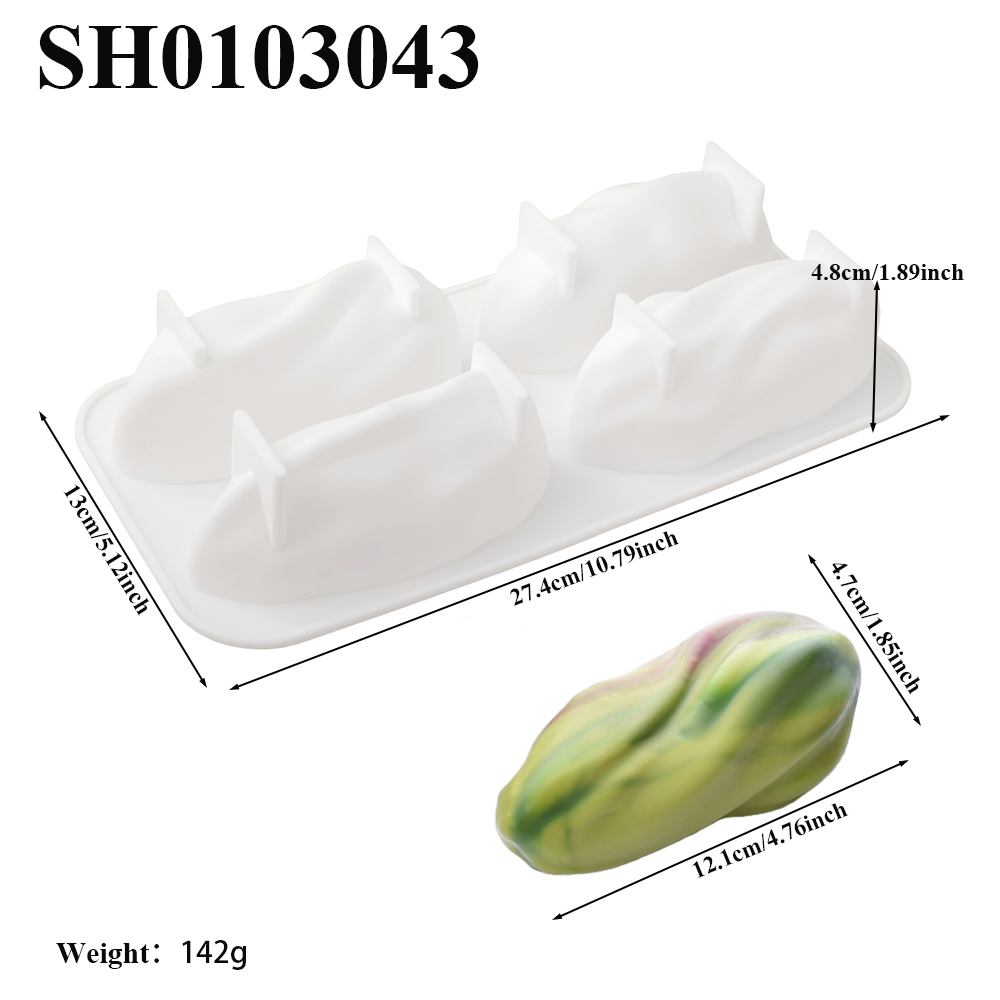 4 or 9-Cell Pistachio Design S - Soap Making Gloves review and price