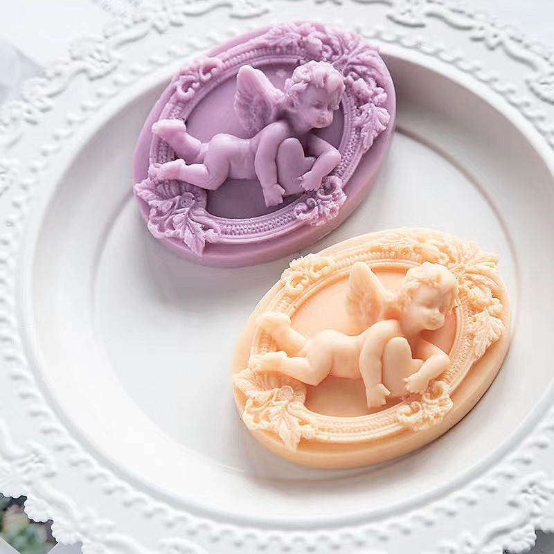 3D Angel Kids Shaped Silicone  - Soap Making In Home review and price