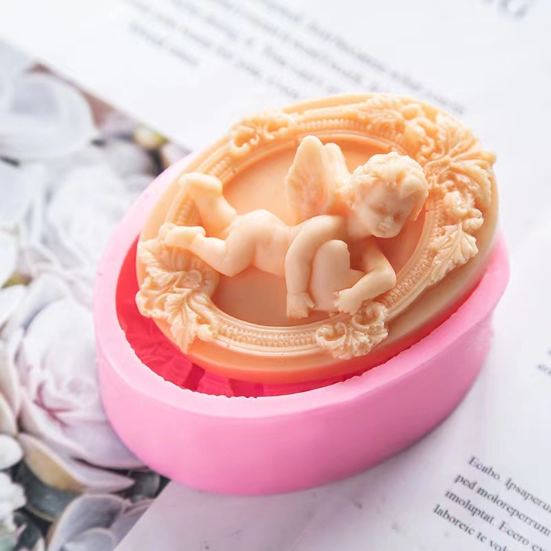 3D Angel Kids Shaped Silicone  - Soap Making In Home review and price