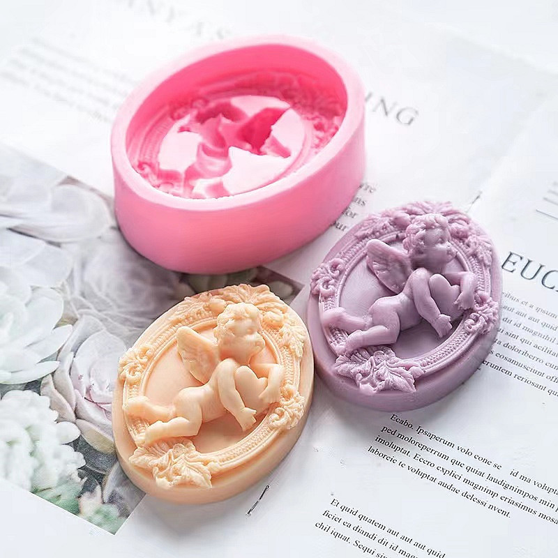 3D Angel Kids Shaped Silicone  - Soap Making In Home review and price