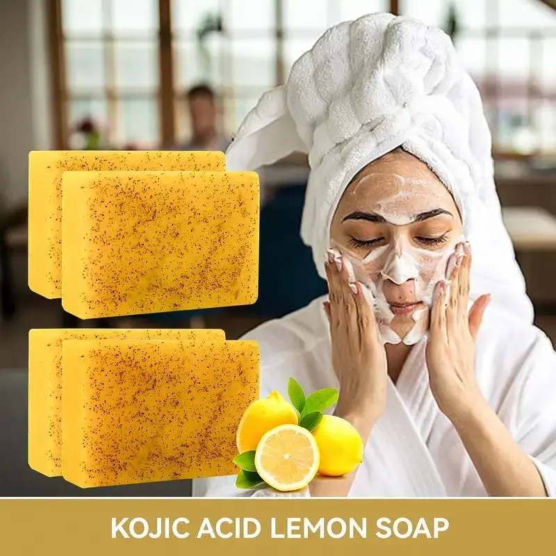 Lemon Turmeric Kojic Soap,Natu - Soap Making Olive Oil review and price