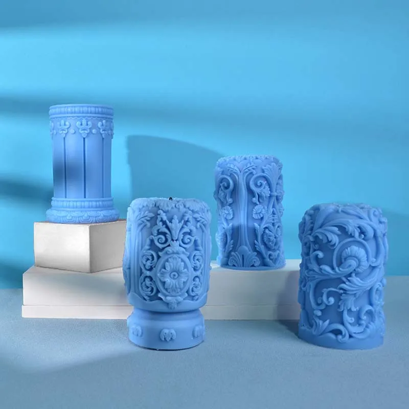 Carved Roman Column Candle Sil - Soap Making In Home review and price