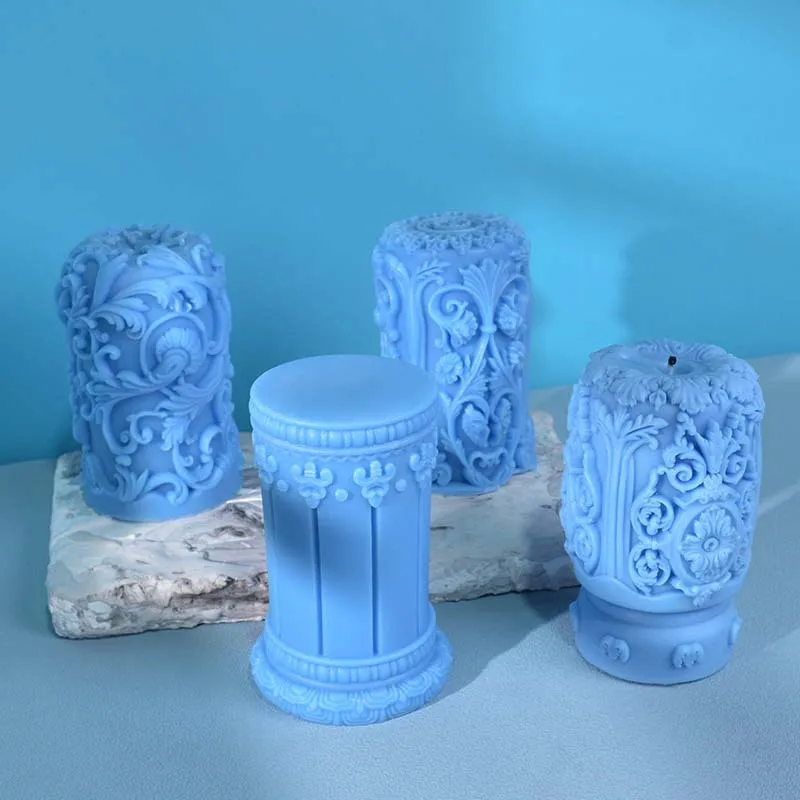 Carved Roman Column Candle Sil - Soap Making In Home review and price