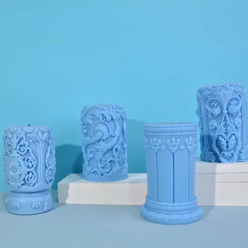 Carved Roman Column Candle Sil - Soap Making In Home review and price